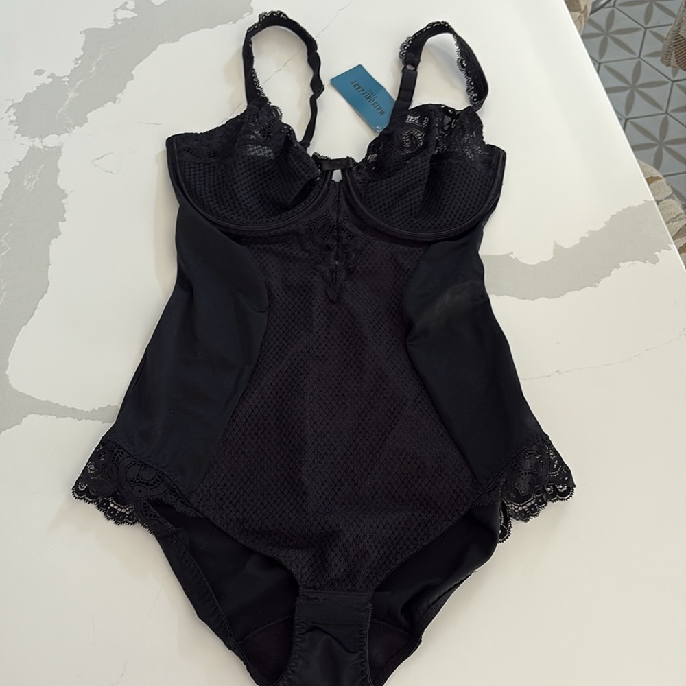 MAISON LEJABY Gaby bodysuit 38C NWT black - Picture 7 of 15